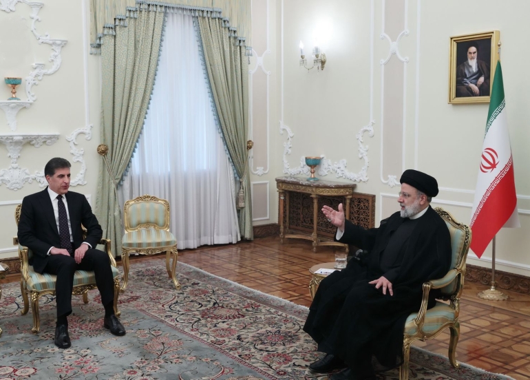 ئیبراهیم رەئیسی بۆ نێچیرڤان بارزانی: ئێران هەموو کات پاڵپشت و دۆستێکی گەورەیە بۆ عێراق و کوردستان