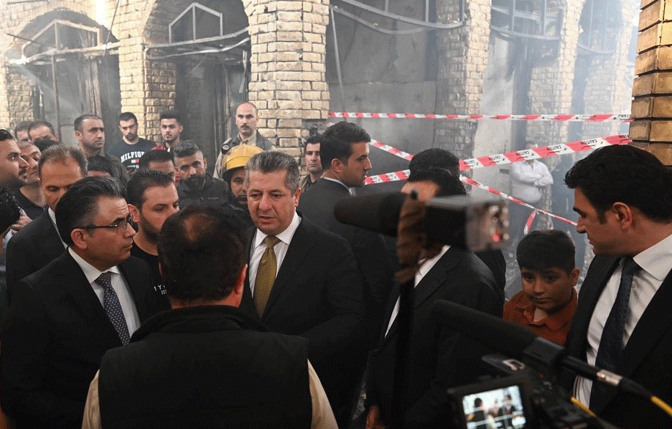 مسرور بارزاني يزور سوق ‹القيصرية›: سيتم تأهيله على أفضل وأجمل وجه