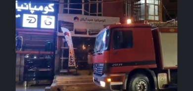 اصابة طالبين بجروح اثر اندلاع حريق في قسم داخلي بدهوك