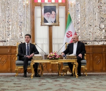 ســــه‌رۆكــــى هــه‌رێــمــى كــوردســتـــان له‌گه‌ڵ سه‌رۆكى په‌رله‌مانى ئێران كۆبووه‌وه‌