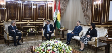 رئيس حكومة كوردستان يستقبل السفير الاسباني لدى العراق