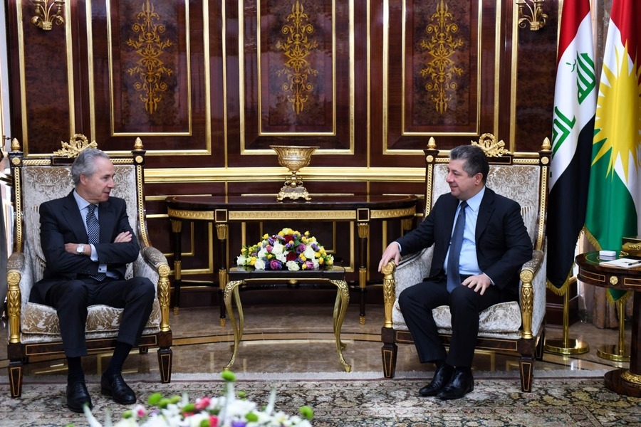 Balyozê Ispanyayê xatir ji Serokwezîrê Kurdistanê xwest