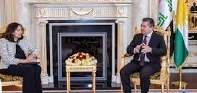 مسرور البارزاني يبحث سبل تعزيز العلاقات الثنائية مع السيدة عزرا زيا