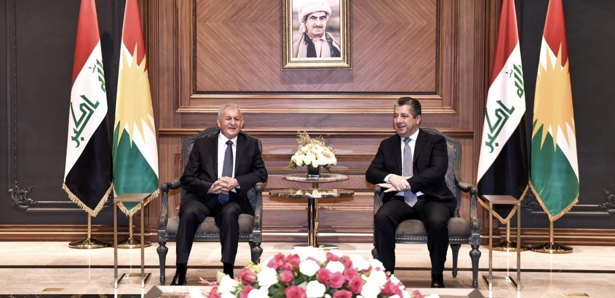 Prime Minister Barzani Meets with Iraqi President Rashid to Discuss Federal System and Constitutional Rights