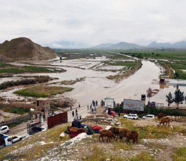 ژمارەی قوربانییانی لافاوەکەی ئەفغانستان گەیشتە 317 کەس