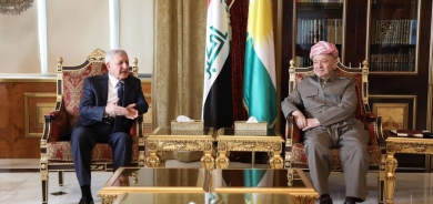 Serok Barzanî li gel Serokkomarê Îraqê      civiya