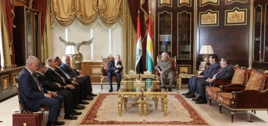 ســـــەرۆك بارزانی پێشوازی لە شاندێكی ناوەندی فەڕەنسی بۆ توێژینەوە لەسەر عێراق دەكات