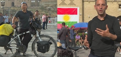 من باريس إلى مكة مروراً بكوردستان.. رحلة جزائري وصيني بالدراجة لإداء الحج