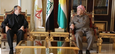 الرئيس بارزاني يستقبل سفير الفاتيكان في العراق