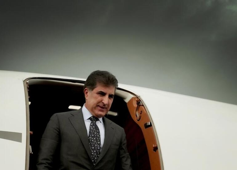 سەرۆکی هەرێمی کوردستان لەگەڵ سەرۆکانی دادگای فیدراڵی و ئەنجوومەنی باڵای دادوەریی عێراق کۆبووەوە