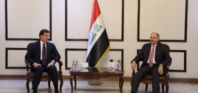 سەرۆکی هەرێمی کوردستان لەگەڵ سەرۆکانی دادگای فیدراڵی و ئەنجوومەنی باڵای دادوەریی عێراق کۆبووەوە