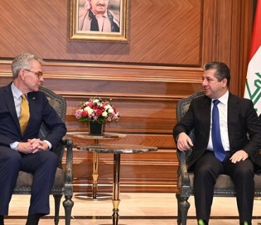 مەسرور بارزانی پێشوازی لە یاریدەدەری وەزیری دەرەوەی ئەمەریکا کرد