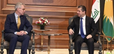 Serokwezîr Mesrûr Barzanî pêşwazî li Alîkarê Wezîrê Derve yê Amerîkayê kir