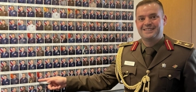 Efserekî kurd bû yekem kes li Kurdistan û Iraqê koleja şerê esmanî ya Amerîkayê temam kir