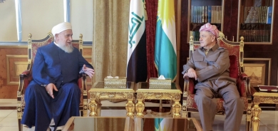 Kurdish Leader Masoud Barzani Meets with Delegation of Islamic Scholars