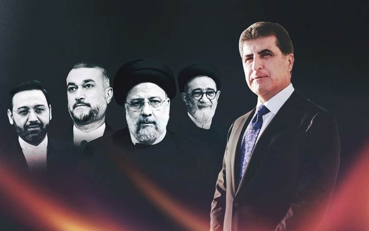 نێچيرڤان بارزانى بۆ گیانلەدەستدانی سەرۆککۆمار و وەزیری دەرەوەی ئێران: لە دڵەوە خەمبارین