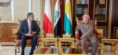 ســـەرۆک بـــارزانــی پێشوازی لە باڵیۆزی کوەیت لە عێراق دەکات