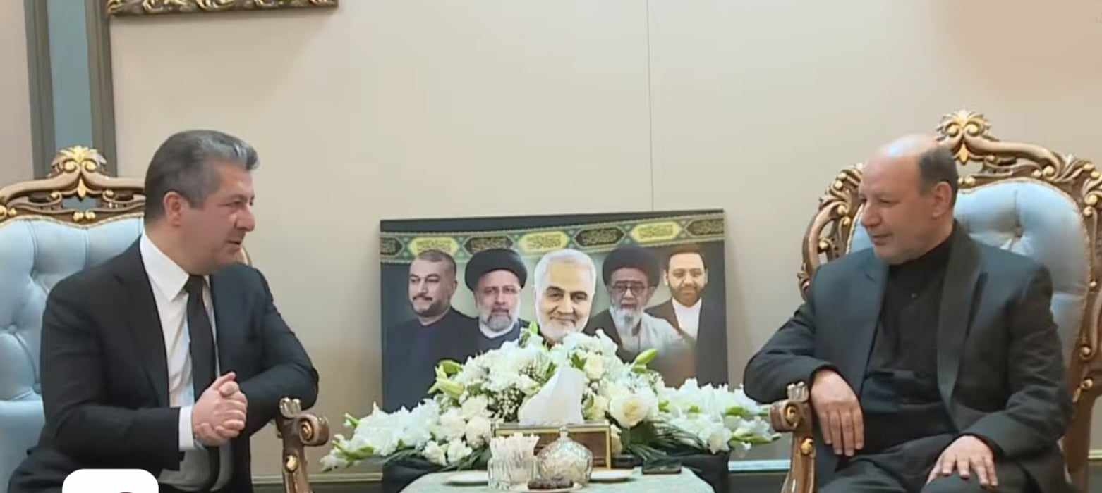 رئيس حكومة إقليم كوردستان يحضر مراسم العزاء في القنصلية الإيرانية بأربيل