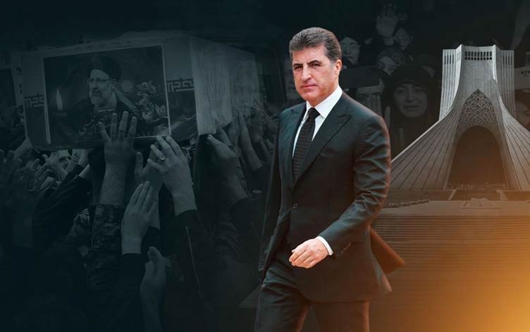 رئيس إقليم كوردستان يزور طهران لحضور جنازة الرئيس الإيراني