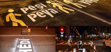 Li Amedê hişyariyên trafîkê bi Kurdî hatin nivîsîn