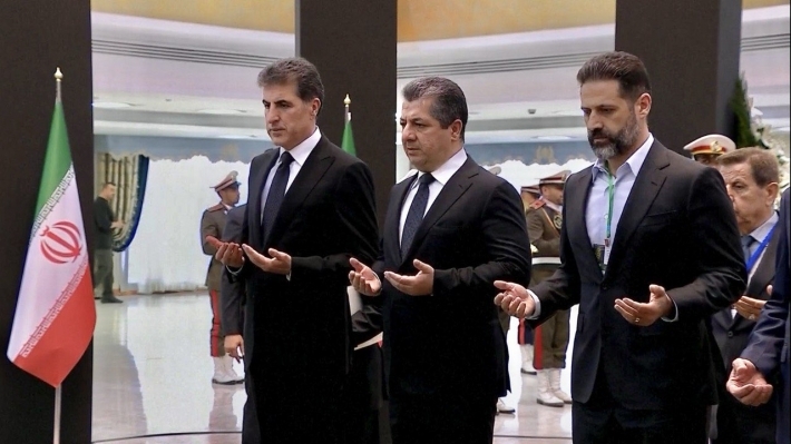 مسرور بارزاني: شاركنا في مجلس عزاء الرئيس الإيراني ومرافقيه في طهران