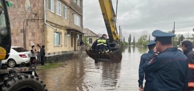 Li Ermenîstanê ji ber rabûna lehiyê 4 kes mirin