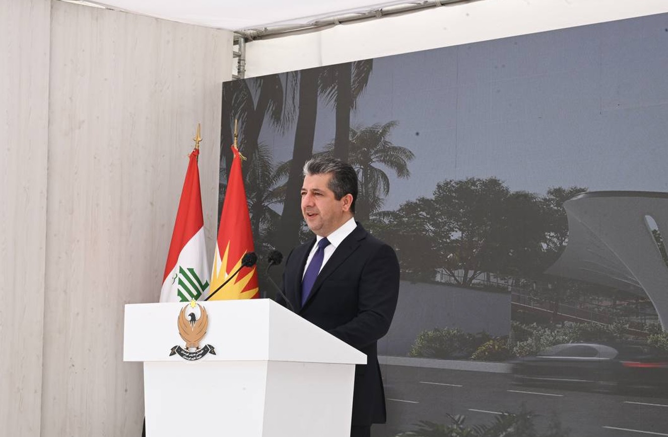 رئيس الحكومة خلال إرسائه الحجر الأساس لمشاريع حيوية في سوران: برنامجنا الحكومي يشمل إنعاش مناطق الإقليم كافة