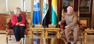 Serok Barzanî pêşwaziya Jeanine Plasschaert kir