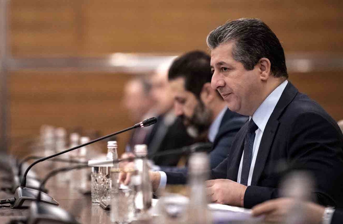 برئاسة مسرور بارزاني.. مجلس وزراء إقليم كوردستان يناقش أربعة مواضيع