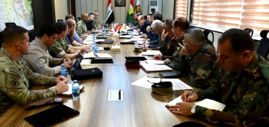 شورش إسماعيل يشيد بتعاون المستشارين العسكريين للتحالف وأمريكا في تطوير وزارة البيشمركة