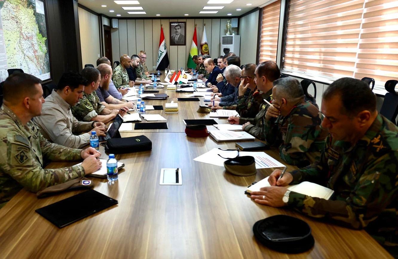 شورش إسماعيل يشيد بتعاون المستشارين العسكريين للتحالف وأمريكا في تطوير وزارة البيشمركة