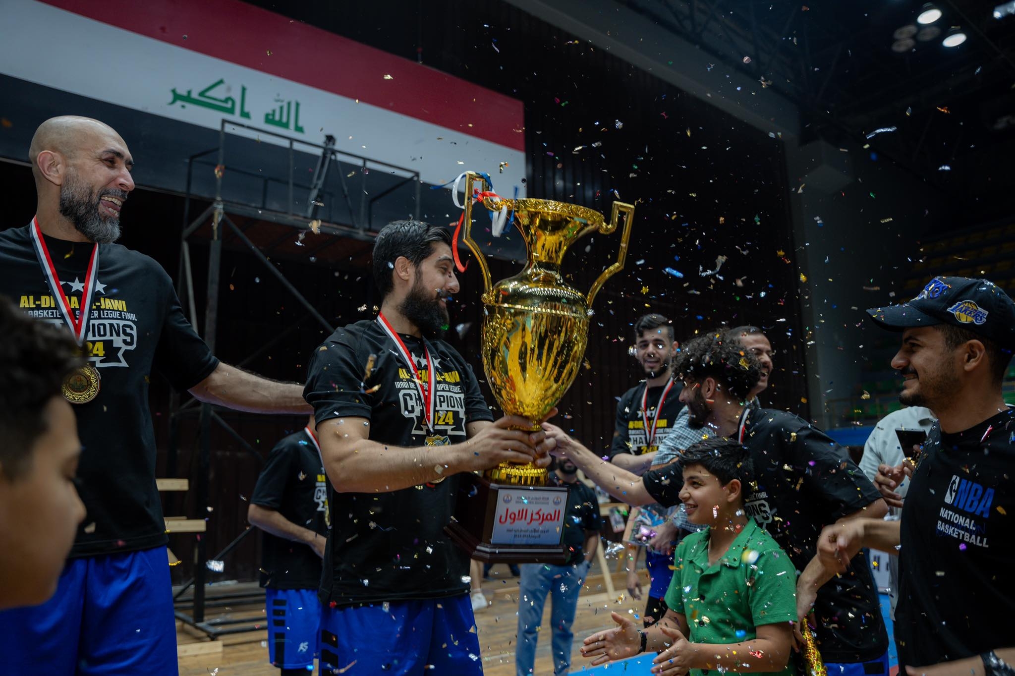 یاریزانێكی كورد نازناوی جامی باسكەی عێراقی بەرز كردەوە