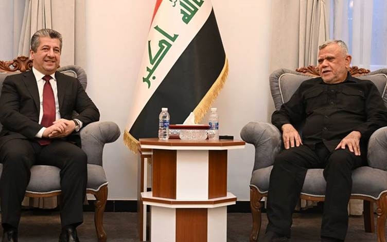 مسرور بارزاني يبحث مع العامري والخزعلي تأمين مستحقات إقليم كوردستان المالية