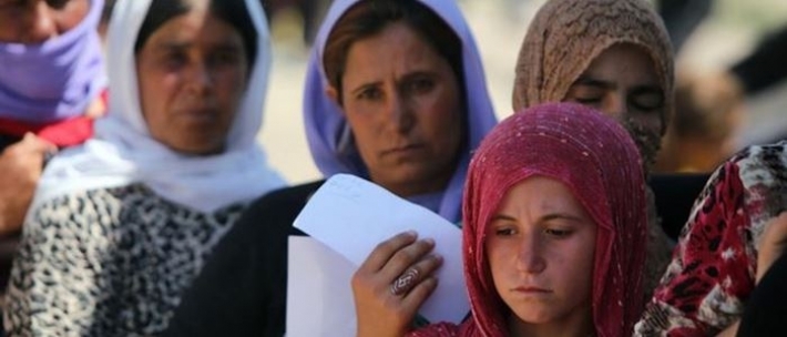 توزيع أراض سكنية على الناجيات الإيزيديات في شنگال وتلعفر