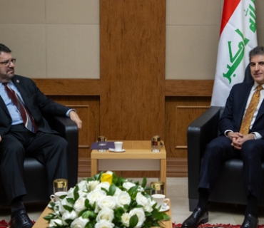 ســـه‌رۆكـــى هـــه‌رێـــمــى كـــوردســتــــان و هه‌ڵسووڕێنه‌رى باڵيۆزخانه‌ى ئه‌مه‌ريكا په‌يوه‌ندييه‌كان تاوتوێ ده‌كه‌ن‌