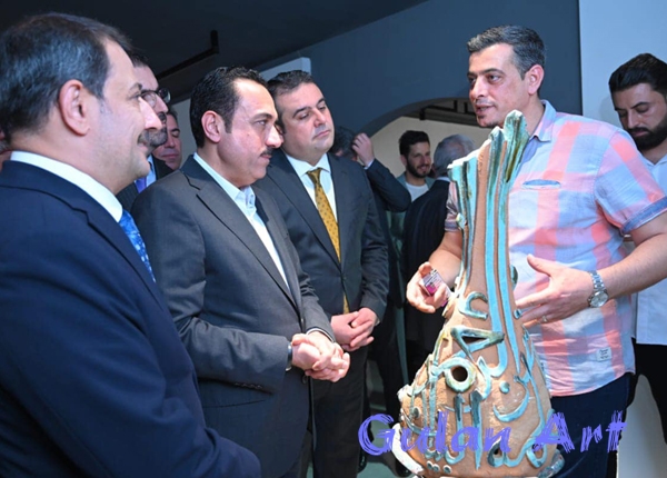 لە هەولێر پێشانگەی نێودەوڵەتی هونەری سیرامیك كرایەوە