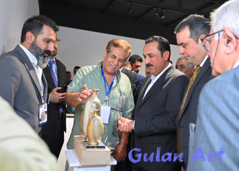 لە هەولێر پێشانگەی نێودەوڵەتی هونەری سیرامیك كرایەوە