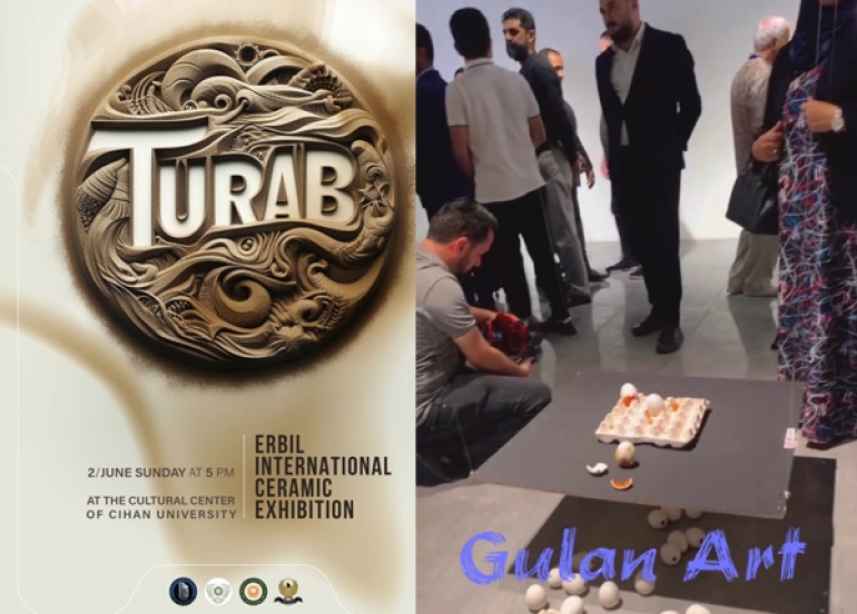 لە هەولێر پێشانگەی نێودەوڵەتی هونەری سیرامیك كرایەوە