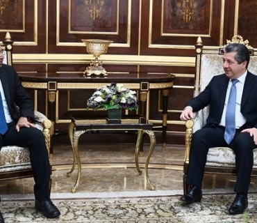 ســــەرۆكـی حــكـــوومـــەت پێشوازیی لە باڵوێزی هیندستان لە عێراق دەكات