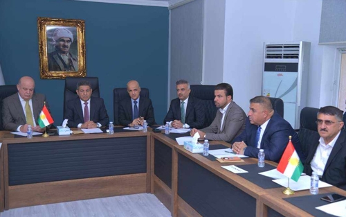 بەڕێوەبەری گشتی, لەگەڵ ئەندامان و لێژنەی ئەزموونەکانی لقی پاریزگای هەولێر کۆبۆوە