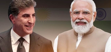 رئيس إقليم كوردستان يهنئ رئيس الوزراء الهندي بفوزه في الانتخابات