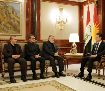 سەرۆكی هەرێمی كوردستان لەگەڵ شاندێكی كۆماری ئیسلامیی ئێران كۆبووەوە