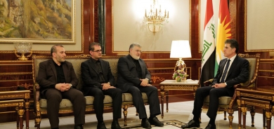 سەرۆكی هەرێمی كوردستان لەگەڵ شاندێكی كۆماری ئیسلامیی ئێران كۆبووەوە