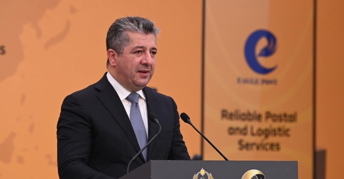 Prime Minister Masrour Barzani Inaugurates Eagle Post Center in Erbil