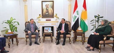 أوميد خوشناو يبحث مع وفد القنصلية الفرنسية في أربيل تعزيز نظام الدفاع المدني