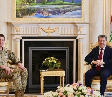 ســـه‌رۆكى حکوومەتی هه‌رێمى كوردستان  پێشوازی لە فەرماندەی گشتیی هێزەکانی هاوپەیمانان لە عێراق و سووریا کرد