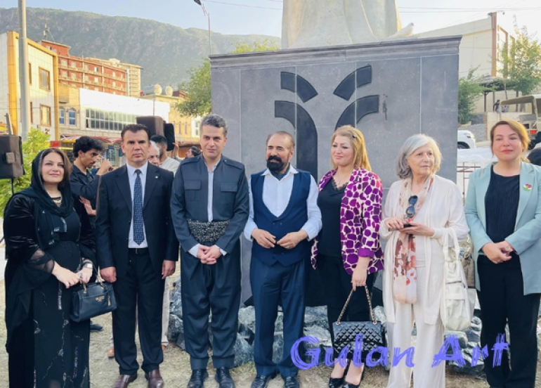 لە شەقڵاوە..پەردە لەسەر پەیكەری (دایكە حەلیمە) لادرا