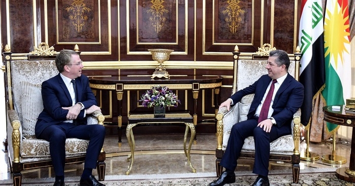 KRG Prime Minister Welcomes New French Ambassador