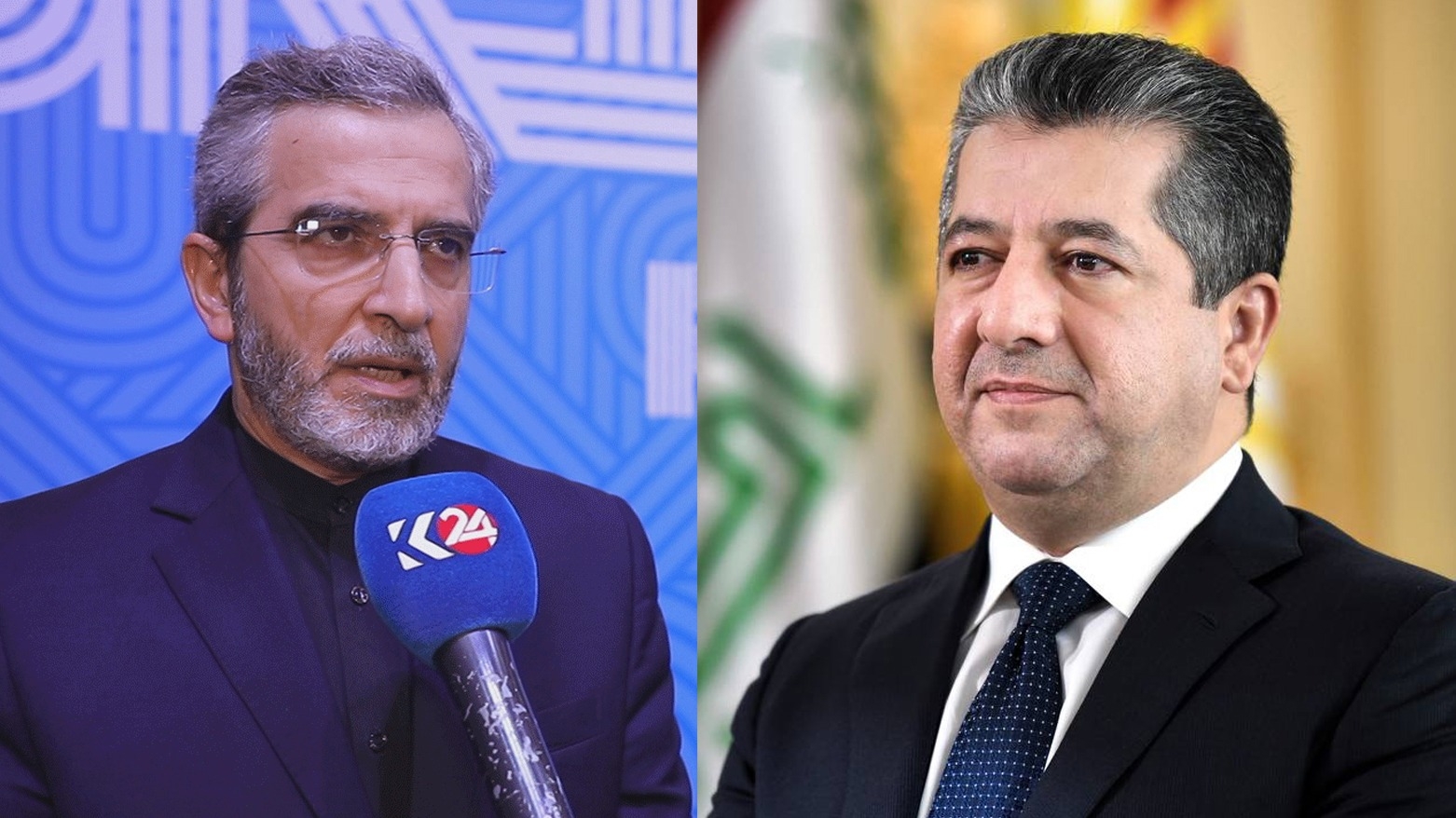 Mesrûr Barzanî pêşwaziya Serperiştê Wezareta Derve ya Îranê dike