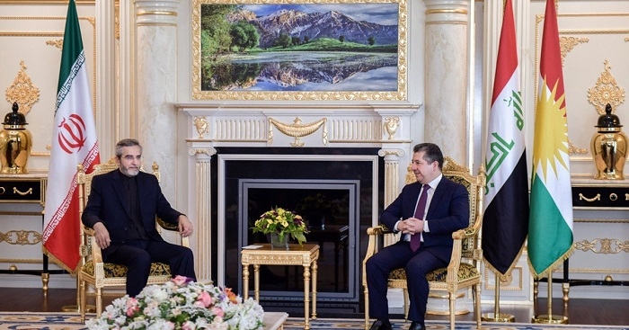 Kurdistan Regional Prime Minister Masrour Barzani Meets with Acting Iranian Foreign Minister Ali Bagheri